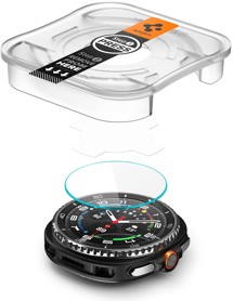 Spigen Glass.tR EZ Fit tvrzené sklo pro Samsung Galaxy Watch8 Classic 2ks