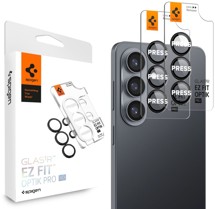 Spigen Glass.tR EZ Fit Optik Pro HD tvrzené sklo na čočky fotoaparátu pro Samsung Galaxy S26+ 2ks černé