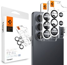 Spigen Glass.tR EZ Fit Optik Pro HD tvrzené sklo na čočky fotoaparátu pro Samsung Galaxy S26 2ks černé