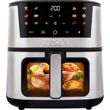 TESLA AirCook Q60 XXL Pro horkovzdušná fritéza stříbrná