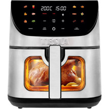 TESLA AirCook Q70 XXL WiFi Pro horkovzdušná fritéza stříbrná