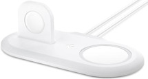 Spigen MagFit Duo stojánek pro nabíječku Apple Watch a MagSafe bílá