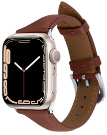 Spigen Kajuk Watch Band kožený řemínek pro Apple Watch 38 / 40 / 41mm hnědý