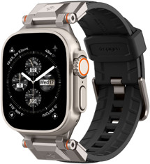Spigen Dura Pro Armor Band TPU řemínek pro Apple Watch 42 / 44 / 45 / 49mm černý