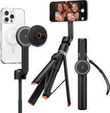 Spigen S581W Tripod Selfie tyč s MagSafe magnety a dálkovým ovládáním černá