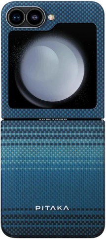 Pitaka MagEZ 5 aramidový kryt s podporou MagSafe pro Samsung Galaxy Z Flip7 FE / Flip6 modrý