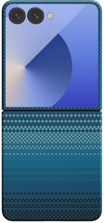 Pitaka Ultra-Slim Case aramidový kryt s podporou MagSafe pro Samsung Galaxy Z Flip7 modrý