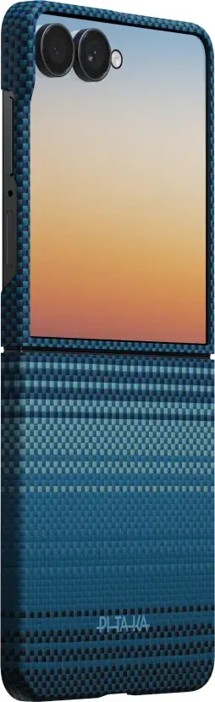 Pitaka Edge aramidový kryt s podporou MagSafe pro Samsung Galaxy Z Flip8 modrý