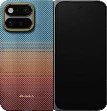 Pitaka Edge California Dream Sunset aramidový kryt s podporou MagSafe pro Google Pixel 11 Pro Fold oranžový