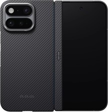 Pitaka Edge aramidový kryt s ochranou pantu, NFC tlačítkem a MagSafe pro Google Pixel 11 Pro Fold černý