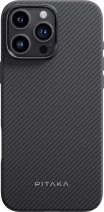 Pitaka Military-Grade Protective Case odolný aramidový kryt s podporou MagSafe pro Apple iPhone 16 Pro Max černý