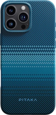 Pitaka Military-Grade Protective Case odolný aramidový kryt s podporou MagSafe pro Apple iPhone 16 Pro Max modrý