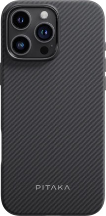 Pitaka Aramid UltraGuard Case aramidový kryt s podporou MagSafe pro Apple iPhone 16 Pro Max černý