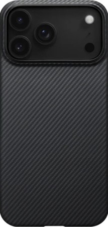 Pitaka Ultra-Slim Case PitaTap aramidový kryt s krytkou tlačítka Camera Control a MagSafe pro Apple iPhone 17 Pro Max černý