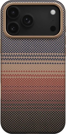 Pitaka Aramid UltraGuard Case aramidový kryt s krytkou tlačítka Camera Control a MagSafe pro Apple iPhone 17 Pro hnědý