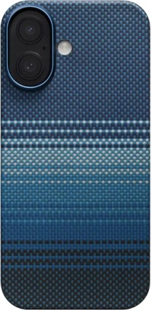 Pitaka Ultra-Slim Case PitaTap aramidový kryt s krytkou tlačítka Camera Control a MagSafe pro Apple iPhone 17 modrý