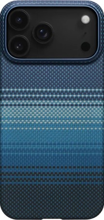 Pitaka Ultra-Slim Case PitaTap aramidový kryt s krytkou tlačítka Camera Control a MagSafe pro Apple iPhone 17 Pro modrý