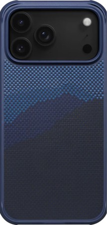 Pitaka Aramid ProGuard Case odolný aramidový kryt s podporou MagSafe pro Apple iPhone 17 Pro modrý / tmavě modrý