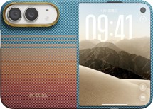 Pitaka Edge California Dream aramidový kryt s rámečkem a tvrzeným sklem přes displej pro Apple iPhone Duo oranžový