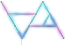 Nanoleaf Lines Starter Kit chytré světelné lišty (15ks)