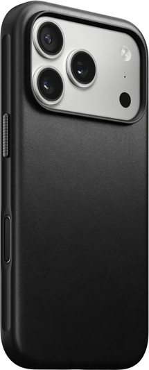 Nomad Modern Leather kožený zadní kryt pro Apple iPhone 17 Pro černý