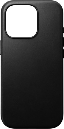 Nomad Modern Leather kožený zadní kryt pro Apple iPhone 16 Pro černý