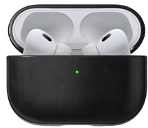 Nomad Leather case kožené pouzdro pro Apple AirPods Pro 2 černé