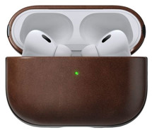 Nomad Leather case kožené pouzdro pro Apple AirPods Pro 2 hnědé
