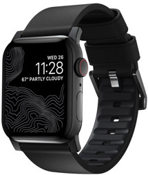 Nomad Active Strap kožený řemínek pro Apple Watch 42 / 44 / 45 / 49mm černý