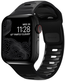 Nomad Sport Strap silikonový řemínek pro Apple Watch 42 / 44 / 45 / 49mm černý