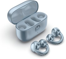 Motorola Moto Buds Loop bezdrátová open-form sluchátka se Swarovski krystaly stříbrná