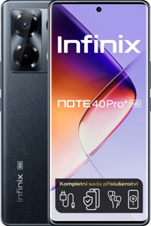 Infinix Note 40 Pro+ 5G 12GB / 256GB Dual SIM Obsidian Black