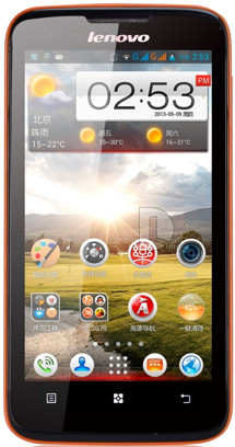 Lenovo S750 Black / Orange Dual-SIM