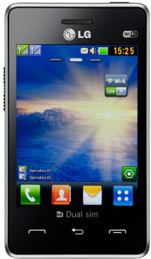 LG T375 Dual-SIM Black
