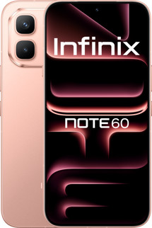 Infinix Note 60 8GB / 256GB Dual SIM Rose Gold