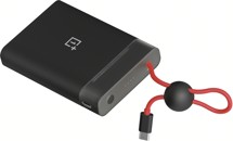 OnePlus Magnetic Ring powerbanka 22.5W 10000mAh s integrovaným kabelem černá
