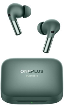 OnePlus Buds Pro 2 bezdrátová sluchátka s aktivním potlačením hluku a Qi nabíjením zelená