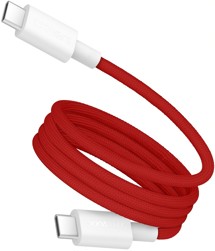 OnePlus Magnetic SuperVOOC USB-C / USB-C 100W 1,2m červený kabel