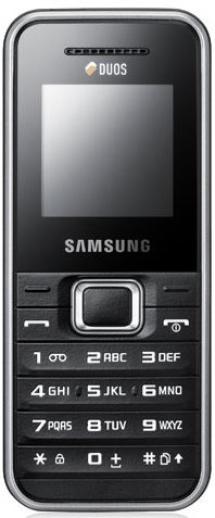 Samsung E1182 Duos Silver
