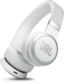 JBL Live 670NC bezdrátová náhlavní sluchátka s potlačením hluku bílá