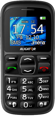 Aligator A370 Senior Black + stolní dobíječ