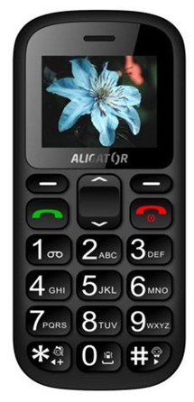 Aligator A321 Senior Grey-Black + nabíjecí stojánek - zánovní