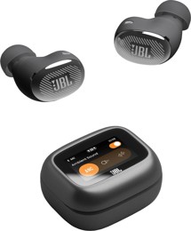 JBL Live Buds 4 bezdrátová sluchátka s dotykovým displejem a potlačením hluku černá