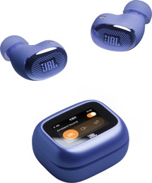 JBL Live Buds 4 bezdrátová sluchátka s dotykovým displejem a potlačením hluku modrá