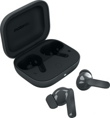 Motorola Moto Buds Bass bezdrátová sluchátka s aktivním potlačením hluku šedá