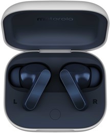 Motorola Moto Buds bezdrátová sluchátka s aktivním potlačením hluku tmavě modrá