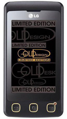 LG KP500 Black Gold