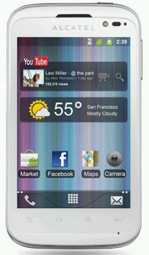Alcatel One Touch 991D White