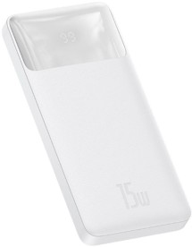 Baseus Bipow Overseas Edition powerbanka 15W 10000mAh PD bílá