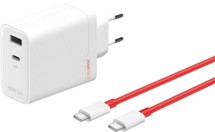 OnePlus SuperVOOC Dual Ports 120W USB-C/USB-A nabíječka s kabelem bílá